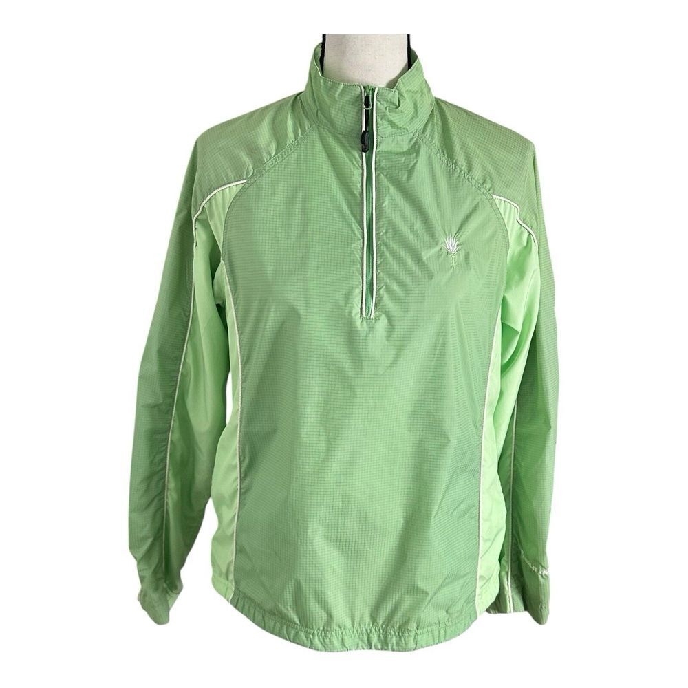 Sunice Women's Golf Full Zip Light Green Waterproof Size Médium